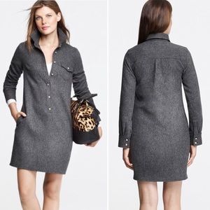 Beautiful Houndstooth, Wool J. Crew Dress! Size 0!